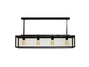 VITRINE LONG TUBE - LED brass ceiling lamp _ Authentage Lighting